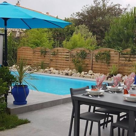 Belle Maison De Vacances Avec Piscine. Marquixanes Luaran gambar